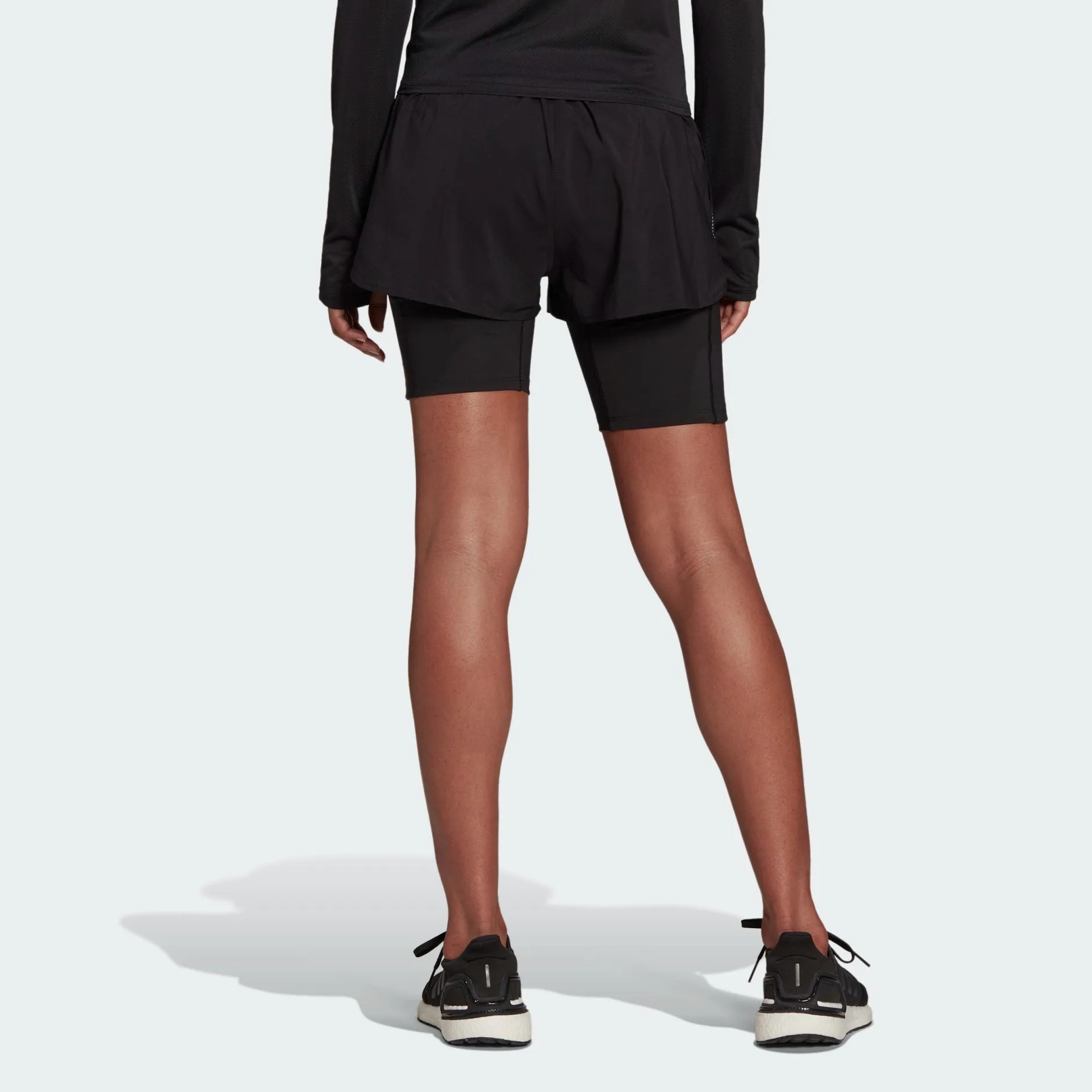 adidas Run Icons Two-in-One Women's Running Shorts