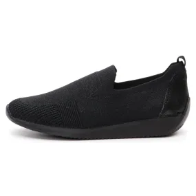 Ara Leena Black Glitter Slip-On (Women's)