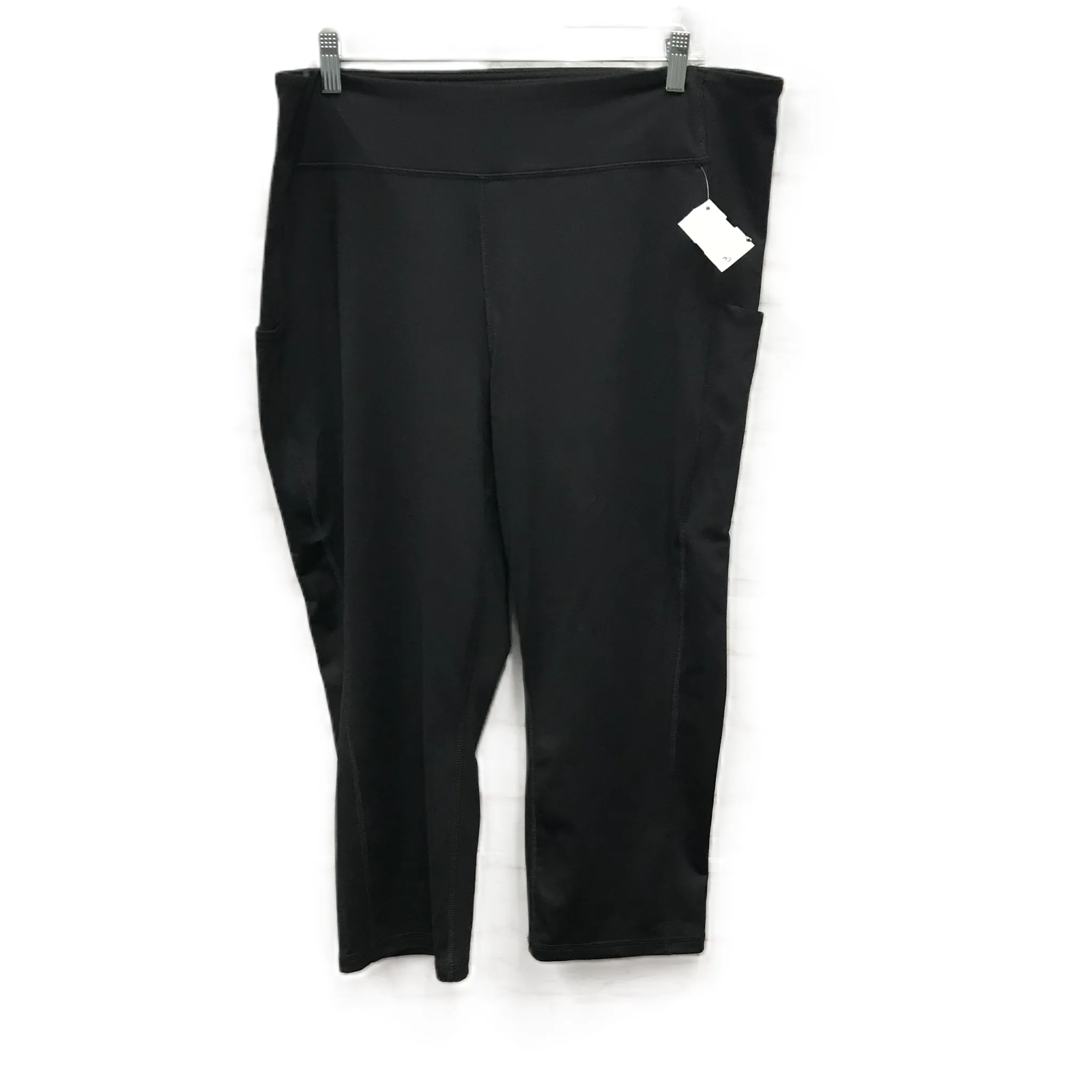 Athletic Capris By Tek Gear In Black, Size: 2x Petite