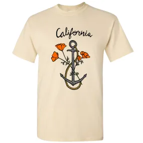 California Anchor Poppies Asst Colors T-shirt/tee