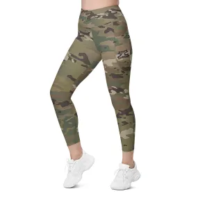 Camo State Defender Yoga Leggings with pockets