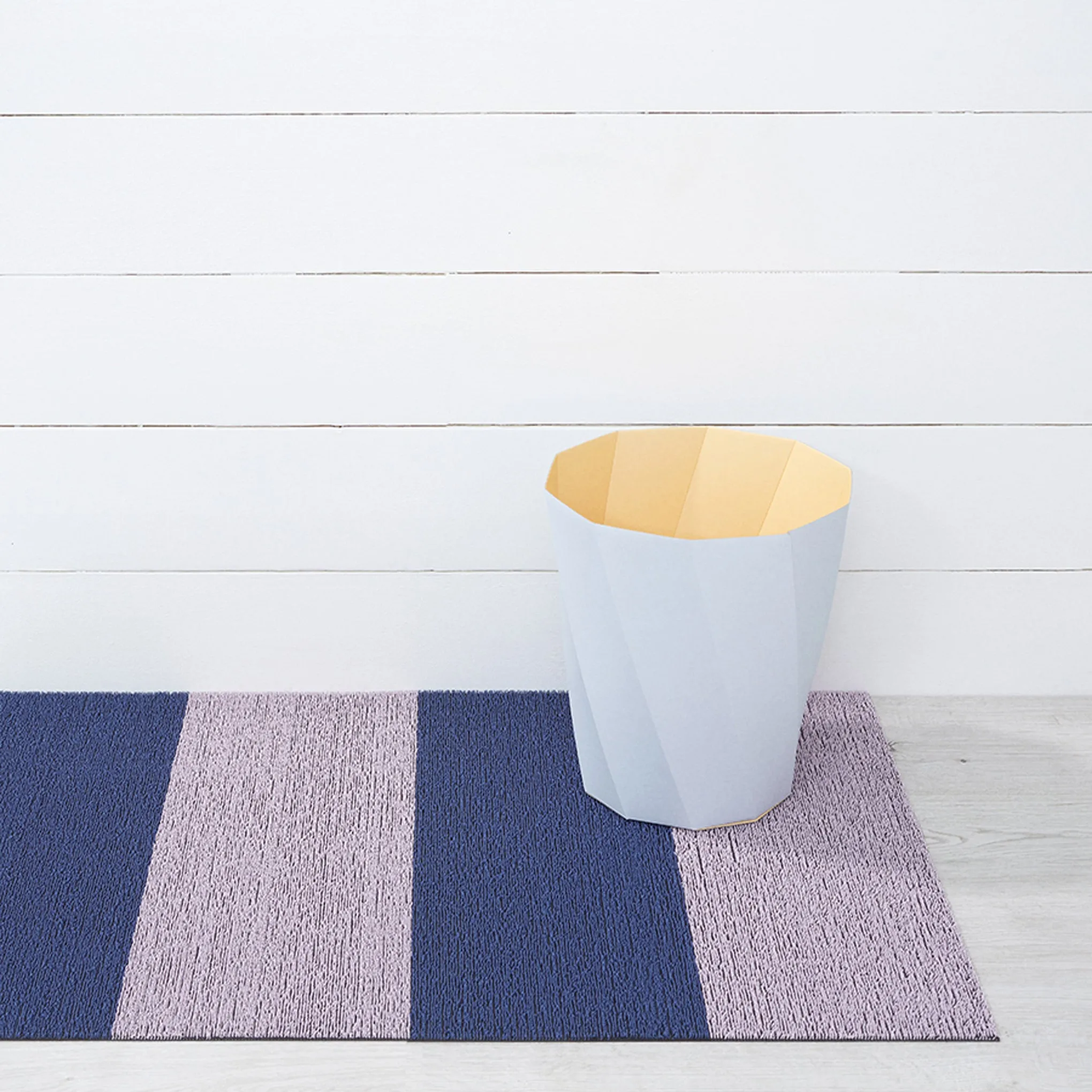 Chilewich Duo Stripe Shag Mat - Berry