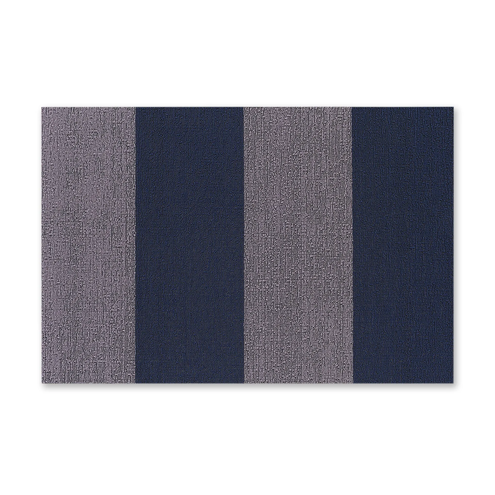 Chilewich Duo Stripe Shag Mat - Berry