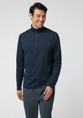 Ease Performance 1/2 Zip 2.0: Ink Heather