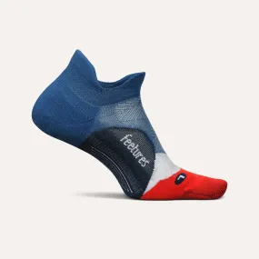 Feetures Elite Light Cushion No Show Tab Socks (Atmospheric Blue)