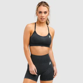 Impact Acid Wash Crop - Black