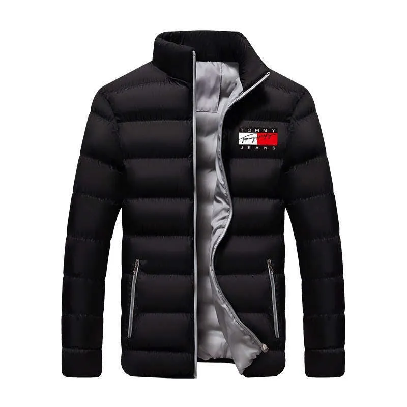 Men's Winter Bomber Jacket Quilted Full Zip Windproof Warm Cotton-Padded Lightweight Puffer Jackets