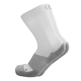 OS1st Wide Wellness Performance Crew Socks (White)