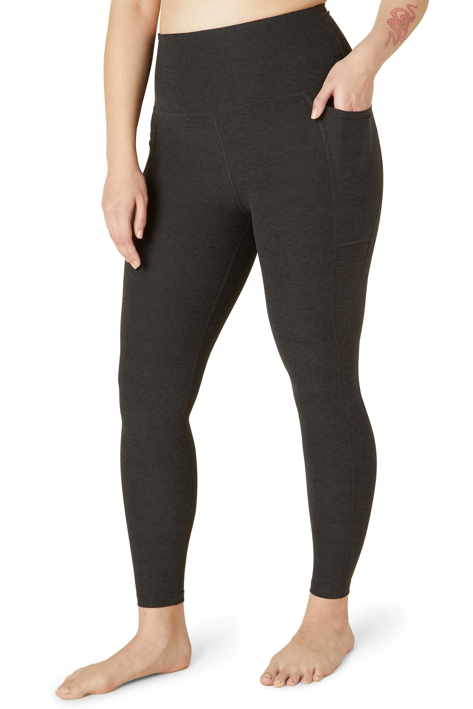 OUT OF POCKET MIDI LEGGING DARKEST NIGHT