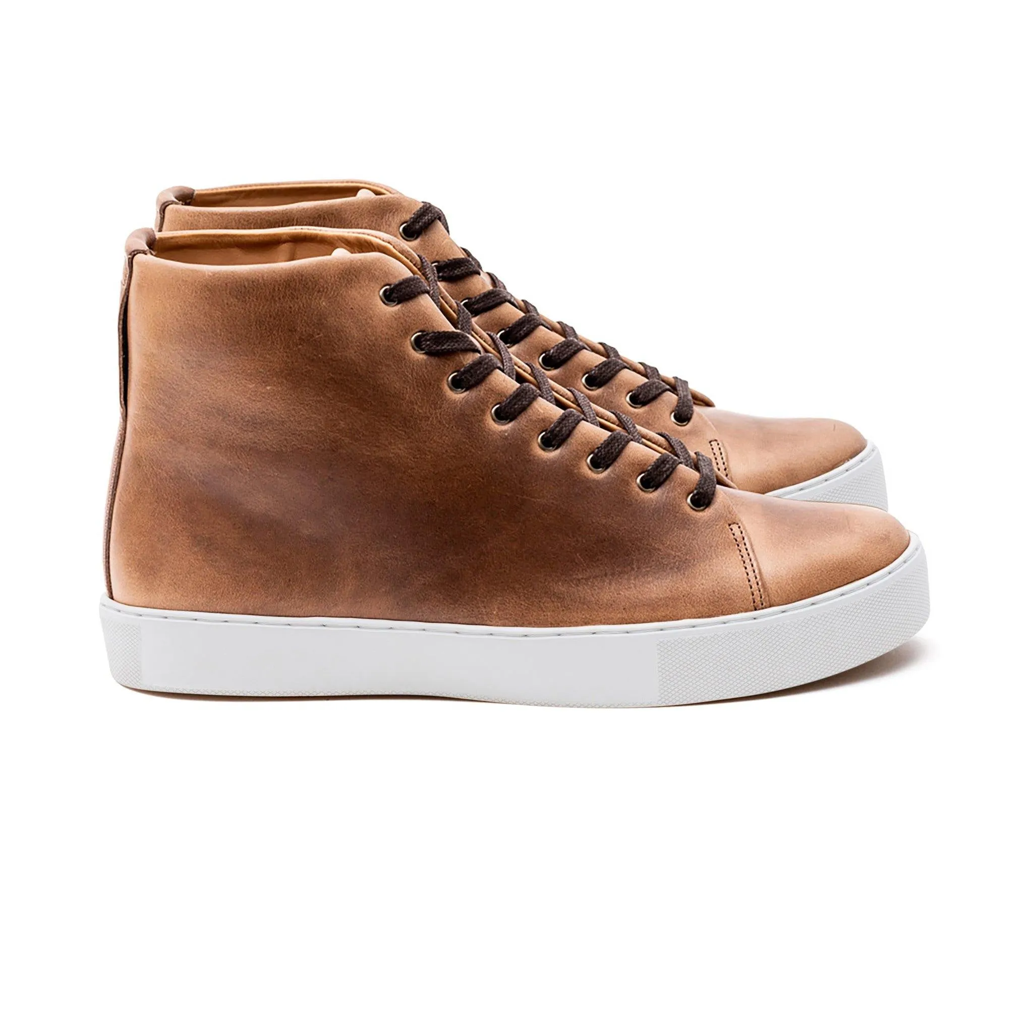 Overstone Hi Derby - Horween Natural Chromexcel