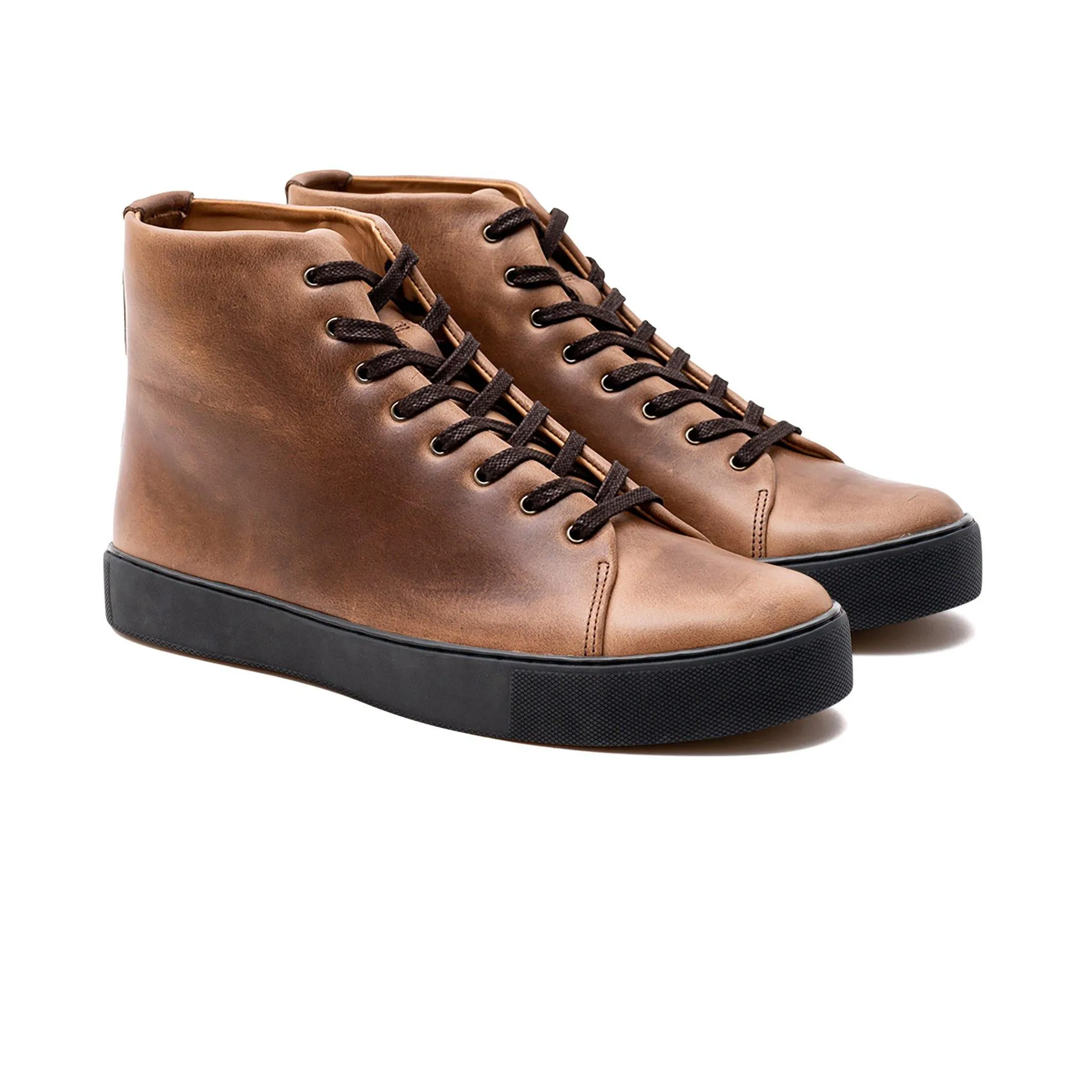 Overstone Hi Derby - Horween Natural Chromexcel