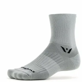 Swiftwick Aspire Four 3/4 Crew Socks (Grey)