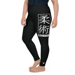 Women's Plus Size Yoga Pants Workout Leggings For Jiu Jitsu 015 - Noir