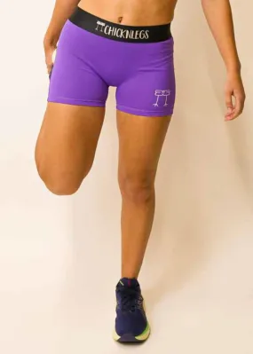 Women's Purple 3" Compression Shorts